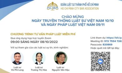100 luật sư TP HCM tư vấn miễn phí cho người dân