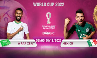 Xem trực tiếp World Cup 2022 Ả Rập Xê Út vs Mexico VTV2