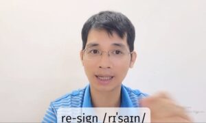 Khác nhau giữa re-sign và resign