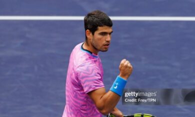 Video tennis Alcaraz – Auger Aliassime: 2 set chóng vánh, phô diễn sức mạnh (Indian Wells)