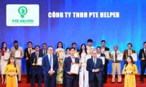PTE Helper vào Top 10 thương hiệu giáo dục dẫn đầu Việt Nam 2024