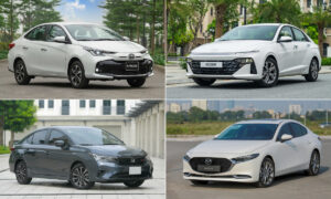 5 sedan bán nhiều Quý III: xe cỡ B lấn lướt