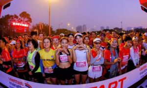 Bội thu kỷ lục trên cung đường full marathon mới