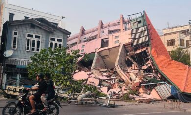 Thách thức chồng chất với nỗ lực cứu nạn sau động đất ở Myanmar