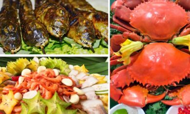 Thưởng thức đặc sản dưới tán rừng ngập mặn lớn thứ 2 thế giới