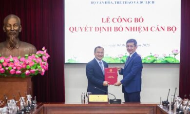 Cục Thể dục Thể thao Việt Nam có lãnh đạo mới