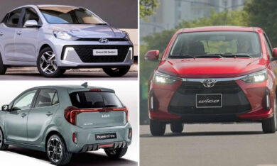 KIA Morning, Hyundai Grand i10 và Toyota Wigo