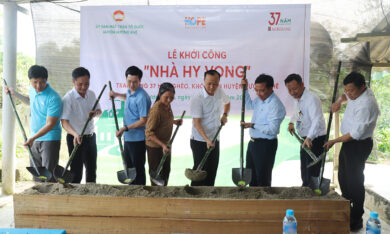 Xây 37 ‘nhà Hy Vọng’ ở Hà Tĩnh
