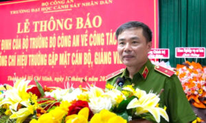 Thiếu tướng Đỗ Anh Tuấn làm Hiệu trưởng Trường Đại học Cảnh sát nhân dân