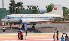 Trưng bày chuyên cơ riêng của Chủ tịch Hồ Chí Minh