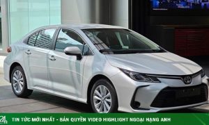 Giá xe Toyota Corolla Altis lăn bánh kèm ưu đãi tháng 9/2025