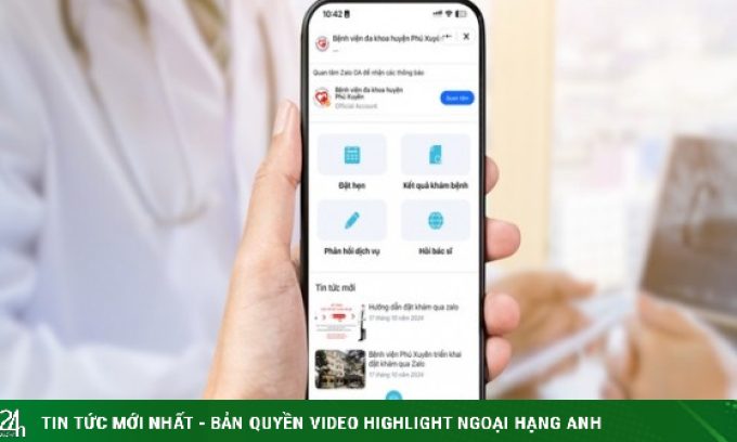 Có thể nhận kết quả từ bệnh viện tỉnh tới trung tâm y tế huyện qua Zalo