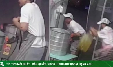 Chồng bị điện giật co cứng trong bếp, người vợ giải cứu thông minh