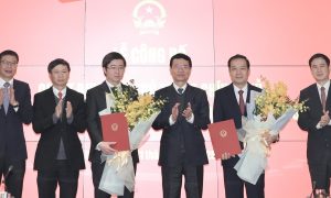 Trao quyết định bổ nhiệm 2 Thứ trưởng Bộ KH&CN Phạm Đức Long, Bùi Hoàng Phương