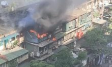 Cháy ‘chuồng cọp’ ở khu tập thể cũ Hà Nội