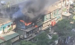 Cháy ‘chuồng cọp’ ở khu tập thể cũ Hà Nội